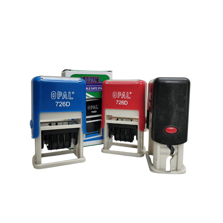 9 Opal Self Inking Dater 726-D Stamp